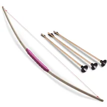 Bestsaller 1266 Sportbogen Princess 80cm, Holz Esche, inkl: 3 Holz Pfeile, natur, 4-teilig (1 Set)