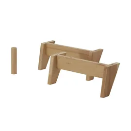 deinbett Fußset ¦ holzfarben ¦ Maße (cm): B: 38 H: 14