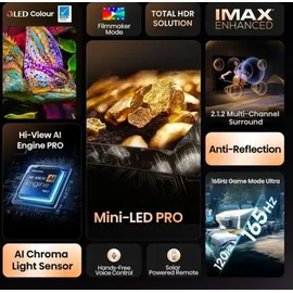 Hisense 85U7Q PRO 85 Zoll MiniLED ULED 4K Smart TV