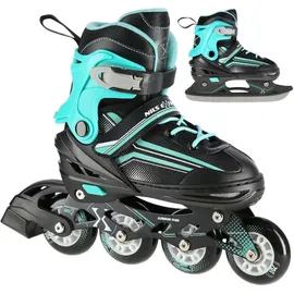 Nils Extreme 2in1 Inlineskates/Schlittschuhe Nils Extreme schwarz|blau 34-38
