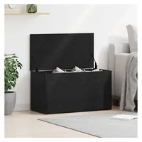 vidaXL Aufbewahrungstruhe 84 x 42 x 46 cm 1-tlg. schwarz