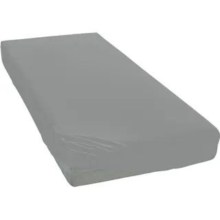 Bettlaken Microfaser-Jersey 200 x 200 cm grau
