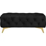 Home Affaire Polsterhocker Glynis Polyester 120 x 45 x 80 cm Grau