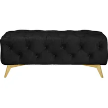 Home Affaire Polsterhocker Glynis Polyester 120 x 45 x 80 cm Grau