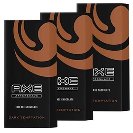 Axe 3 x Aftershave Dark Temptation Intense Chocolate je 100ml Rasur für den Mann