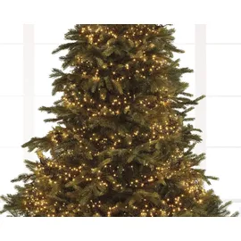 Lumineo Cluster 144 LED klassisch warm außen 1,3 m schwarz - Schwarz