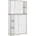 VCM Salia Aktenschrank 100 x 37 x 183 cm weiß