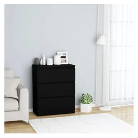 vidaXL Sideboard Schwarz 60x35x76 cm Holzwerkstoff