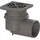 Kessel Practicus Bodenablauf DN 100 Rost Schwarz