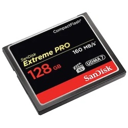 SanDisk Extreme Pro 128 GB CompactFlash Speicherkarte bis zu 160 MB/s