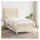 vidaXL Boxspringbett 90 x 200 cm Creme