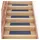 vidaXL Selbstklebende Treppenmatten 15 Stk. 76x20 cm Graublau