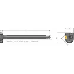 SOMFY Rolladenmotor LT50 Mariner 1049394