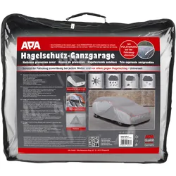 Faltgarage APA "APA 16168 Hagelschutz-Ganzgarage", silber (silberfarben), B:165cm H:119cm L:431cm, Polyester, Neopren, Planen, mit Gummizug L, 571 x 203 x 119cm