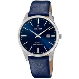 Festina Herren Analog Quarz Uhr mit Leder Armband F20512/3
