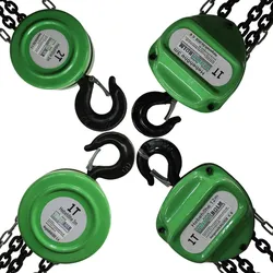 Profi Kettenzug Flaschenzug Hebezug Seilzug Kran HSC HZS 1T - 2T / 3 - 12m di... 1t/3m (triangel)