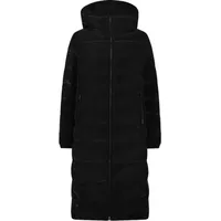 CMP Woman Long Coat FIX Hood nero