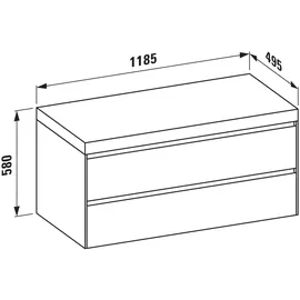 Laufen LANI Waschtischplatte weiß matt