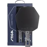 Stiga Cybershape Future Tischtennisracket, Truls Möregårdh, revolutionärer 3-Sterne-Tischtennisschläger mit sechseckiger Form, Aufstrebende Spieler, Schwarz
