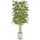 Maia Shop - Kunstpflanze, Künstlicher Bambus 150 cm, Kunstpflanze groß mit Naturstamm, Kunstbaum für Wohnzimmer Deko, Fake Plants