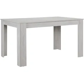 [en.casa] Nora 140 x 77 x 90 cm Eiche Weiß