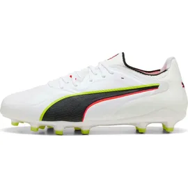 Puma King 20 Ultimate AG/FG Herren PUMA White/Glowing Red/Yellow Alert 43