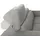 W.Schillig Couch Leder 2-Sitzer Grau