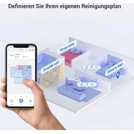 EZVIZ RE4 Plus Saug-/Wischroboter inkl. Absaugstation weiß