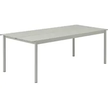 Muuto Linear Gartentisch 220 x 90 x 75 cm Grau