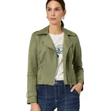 Zero Velourslederjacke mit Reißverschluss Pale Khaki,40 | Gr.: 40