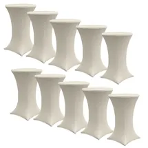 Trutzholm Stehtischhusse Beige Ø 70 cm 10er Set