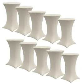 Trutzholm Stehtischhusse Beige Ø 70 cm 10er Set