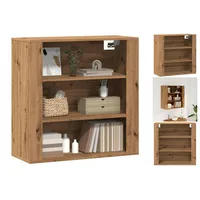 VidaXL Wandschrank Artisan-Eiche 80x33x80 cm Holzwerkstoff