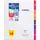 Clairefontaine 10x KB 4 INDEX, PIQ Incolore 96p 24X32 SEYES- Farblos 981494C