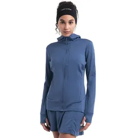 Icebreaker 260 Quantum LS Zip Hoodie Damen blau S