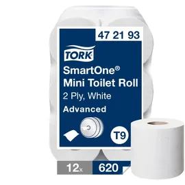 TORK Toilettenpapier SmartOne Mini 2-lagig 12 Rollen