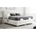 Inter Boxspringbett Bern 200x200 cm mit Motor weiß Coral 70 - Weiß