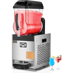 VEVOR 12L Kommerzielle Slusheis Maschine Margarita Smoothie Getränk Maker