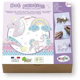 Aladine - Punktmalerei Set Einhorn