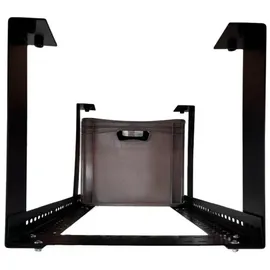 SCHULTE Regalwelt Grundregal Metall 43 x 43 x 24 cm schwarz