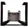 SCHULTE Regalwelt Grundregal Metall 43 x 43 x 24 cm schwarz