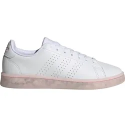 ADIDAS adidas Damen Advantage Eco Schuh, Weiß/Rosa, 38