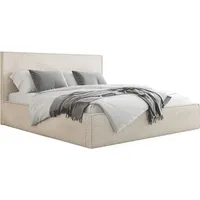 WFL GROUP Polsterbett, Beige, Holz, 14x200 cm, Schlafzimmer, Betten,