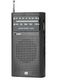 Tragbare DAB-Radios, digitales Vollband-Mini-AM-FM-Radio mit Lautsprecher, Kopfhörer geeignet für Innen- und Außenbereich (schwarz)