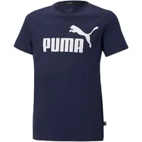 Puma Jungen Logo Tee B Hemd, Peacoat, 152