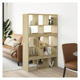 vidaXL Raumteiler Sonoma-Eiche 100x33x156,5 cm Holzwerkstoff