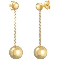 Elli Ohrhänger Basic Trend Kugeln 925 Silber Ohrringe   Damen 
