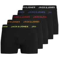 JACK & JONES Herren Boxershorts 5er Pack JACBLACK FRIDAY TRUNKS Schwarz 2XL