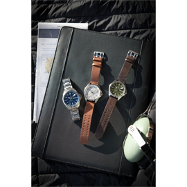 Hamilton Khaki Aviation Pilot Day Date Automatik Braun/Grün
