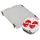 Proregal Spar Set 4x Eurobox Nextgen Color Mit Auflagedeckel & Schiebeschnappverschlüsse HxBxT 32 x 30 x 40 cm Griffe Rot Geschlossen Glatter Boden